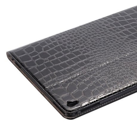 Кожаный Чехол Crocodile Texture  черный для iPad Pro 9.7/ Air 2 / Air / Pro 9.7 / 2017 / 2018