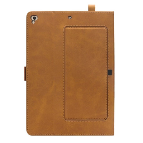 Кожаный чехол-книжка Double Holder на iPad 9.7 2018 /2017 / Pro 9.7/ Air 2 / Air -коричневый