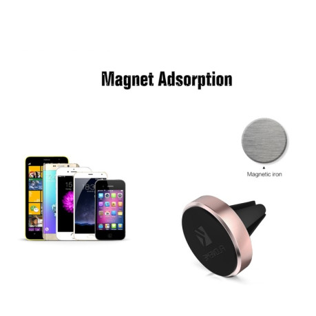 Универсальный магнитный держатель FLOVEME other Smartphones - розовое золото
