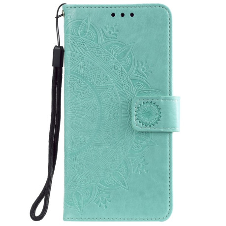 Чехол-книжка Totem Flower для Samsung Galaxy A03s - зеленый