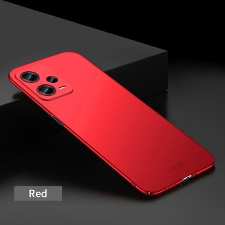 Ультратонкий чехол MOFI Frosted на Xiaomi Redmi Note 12 Pro 5G - красный