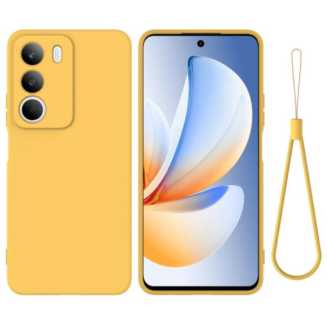 Силіконовий чохол Solid Color Liquid Silicone на Realme C71 4G - жовтий
