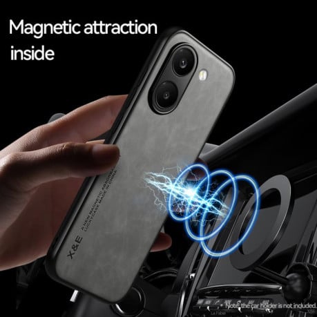 Ударостійкий чохол Skin Feel Magnetic на Xiaomi Redmi Turbo 5 Max 5G / Poco X8 Pro Max 5G — світло-сірий