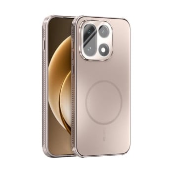 Противоударный чехол ABEEL Heat Dissipation Frosted MagSafe на OnePlus 15 — розово-золотой