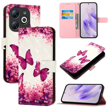 Чехол-книжка 3D Painting для Infinix Smart 8 - Butterfly