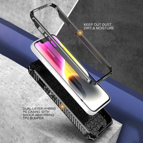 Противоударный чехол Armor Series MagSafe для iPhone 15 - фиолетовый