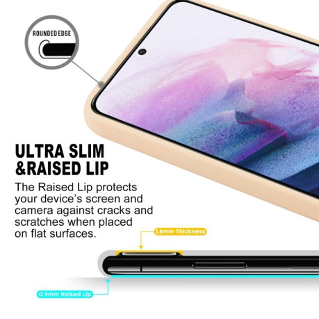 Противоударный чехол GOOSPERY SOFT FEELING для Samsung Galaxy S22 Plus 5G - светло-розовый