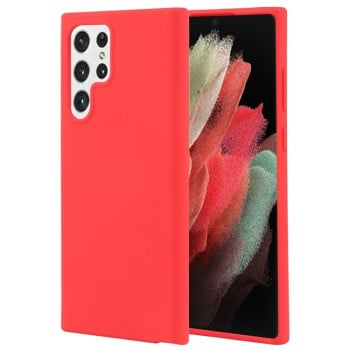 Противоударный чехол GOOSPERY SOFT FEELING для Samsung Galaxy S22 Ultra 5G - красный
