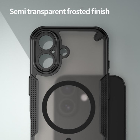 Чохол Armor Glaze з MagSafe Magnetic для iPhone 17 - чорний