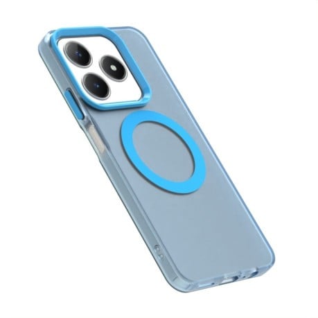 Протиударний чохол MagSafe Holder PC Hybrid для Realme C61/C63/Note 60/Note 60x - синій
