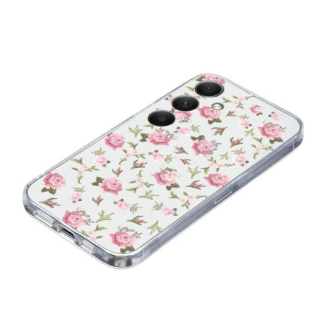 Чехол Colored Drawing Pattern Transparent TPU для Samsung Galaxy S24 FE 5G
