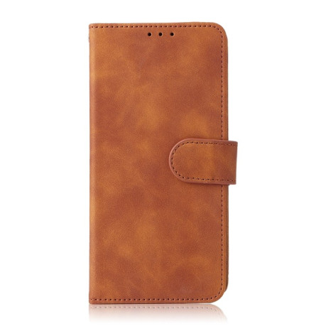 Чехол-книжка Buckle Calf Texture для Vivo S10e / V23e - коричневый