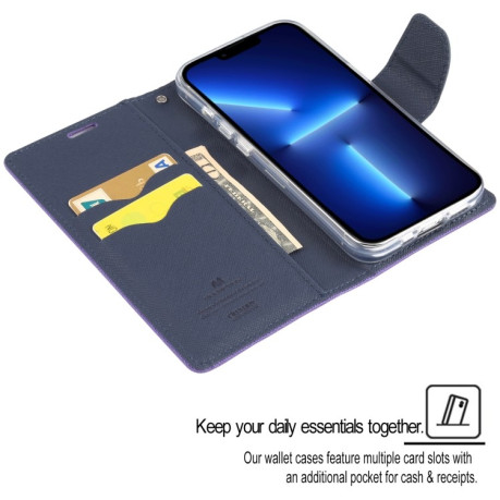 Чохол-книга Mercury Goospery Magnetic для iPhone 14 Plus - зелений