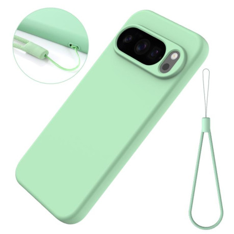 Силіконовий чохол Solid Color Liquid Silicone на Google Pixel 10 Pro XL - зелений