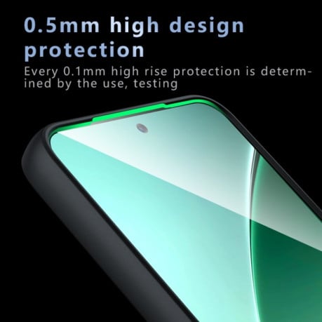 Противоударный чехол Armor Precise Hole PC Hybrid TPU для Xiaomi 15 Pro - прозрачный