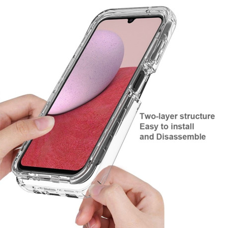 Двусторонний чехол Integrated Gradient для Samsung Galaxy A14 5G - фиолетовый