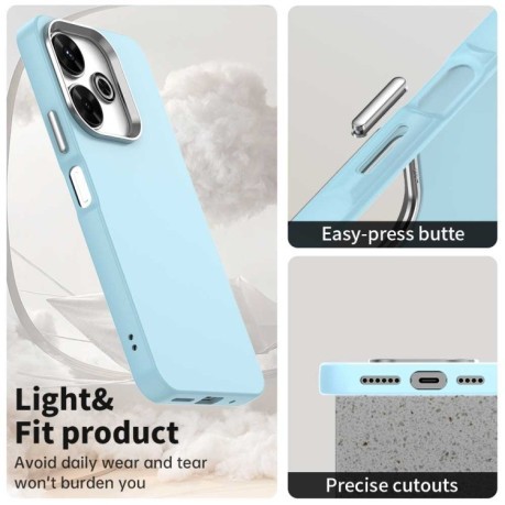 Протиударний чохол Colorful Acrylic Series для Xiaomi Poco M6 4G - синій