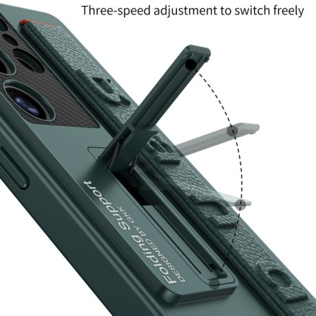 Протиударний чохол GKK Wristband with Holder  для Samsung Galaxy S25 Ultra 5G - сріблястий