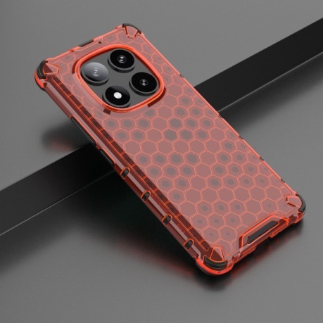 Протиударний чохол Honeycomb на Xiaomi Redmi Note 14 Pro 5G/Poco X7 - червоний