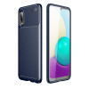 Ударозащитный чехол HMC Carbon Fiber Texture на Samsung Galaxy A02 / M02 - синий