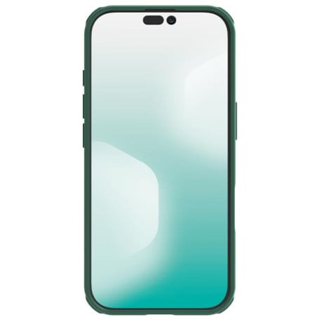 Чехол NILLKIN CamShield Pro со шторкой на камеры на iPhone 17 - зеленый