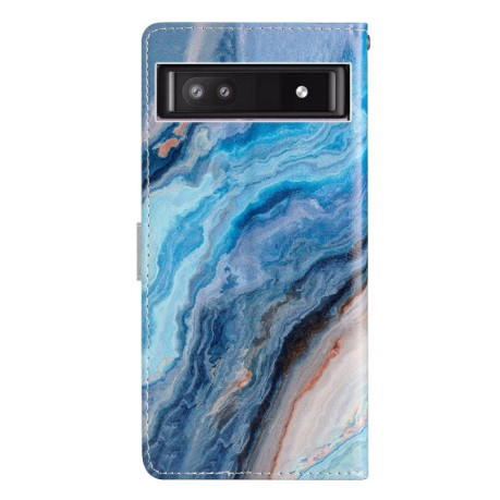Чехол-книжка Colored Drawing Pattern для Google Pixel 9a - Marble