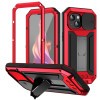 Противоударный чехол R-JUST Sliding для iPhone 15 Plus - красный