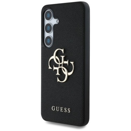 Оригінальний чохол Guess Grained Big 4G Logo Small Classic Logo для Samsung Galaxy S25 Plus - black