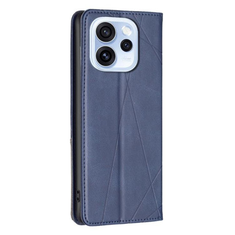 Чохол-книжка Rhombus Texture для OPPO Reno15 Pro 5G Global — синій