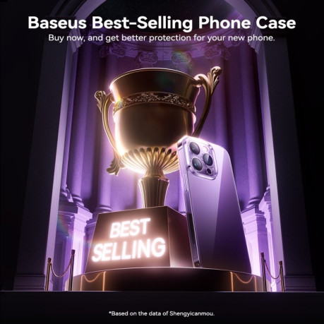Чохол Baseus Lucent Series для iPhone 15 Pro Max - прозорий