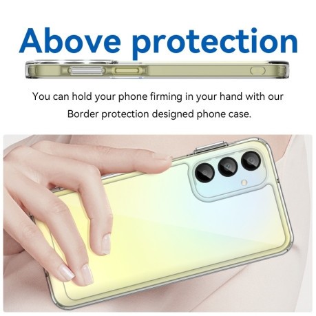 Противоударный чехол Colorful Acrylic Series для Samsung Galaxy A16 5G - прозрачный