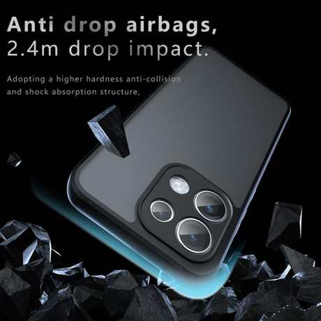 Противоударный чехол Armor Precise Hole гибрид на OPPO Reno16 F / Reno16 FS / Reno16c — матовый чёрный