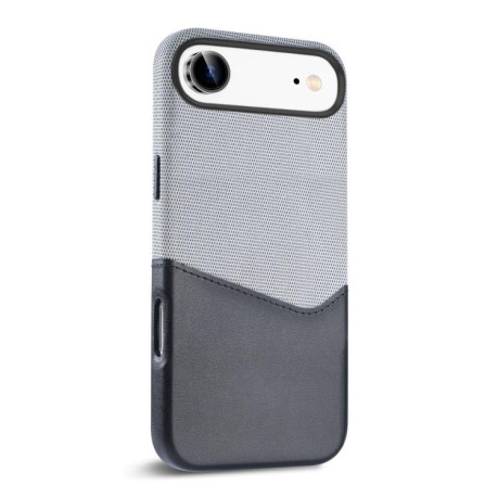 Чехол Kalebol Cloth Textue Stitching Card Slot Magnetic на iPhone Air - черный
