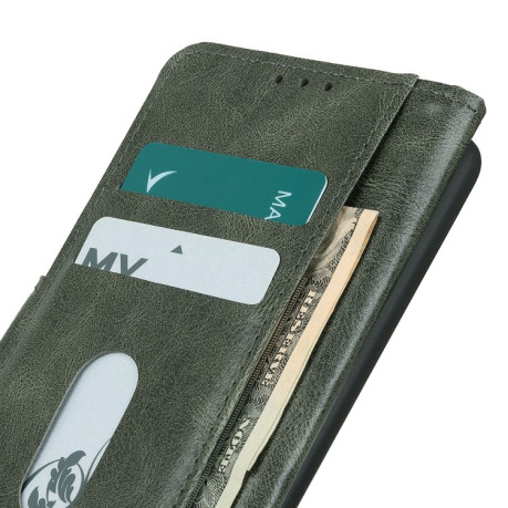 Чехол-книжка Mirren Crazy Horse Texture на Samsung Galaxy Note 20 Ultra - зеленый