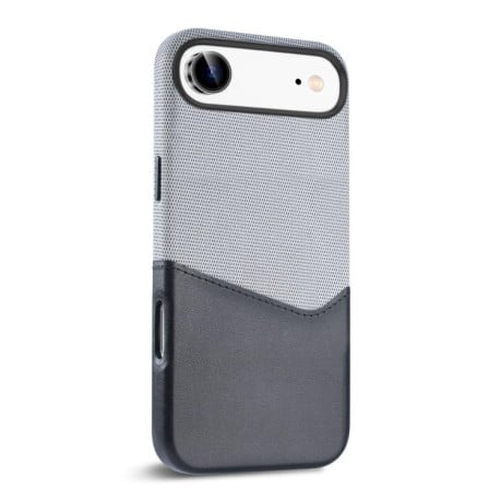 Чехол Kalebol Cloth Textue Stitching Card Slot Magnetic на iPhone Air - черный
