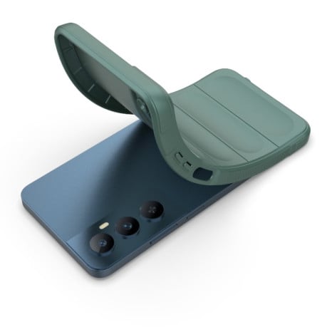 Силиконовый чехол Magic Flannel для Realme C65 4G Global - голубой