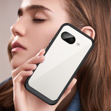 Противоударный чохол Colorful Acrylic Series для Google Pixel 9a - черный