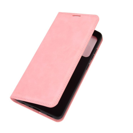 Чехол-книжка Retro-skin Business Magnetic на Samsung Galaxy A72 - розовый