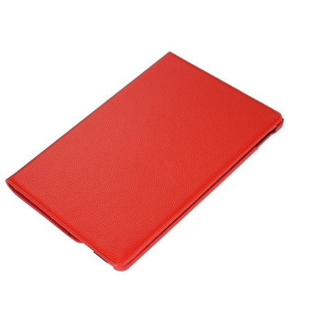 Кожаный чехол Litchi Texture 360 Rotating на iPad Pro 12.9 inch 2018- красный