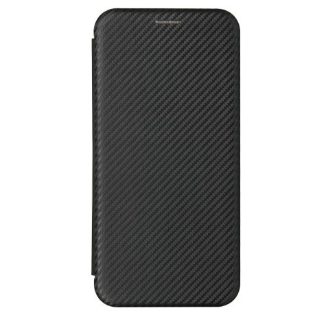 Чехол-книжка Carbon Fiber Texture на Samsung Galaxy A52/A52s - черный