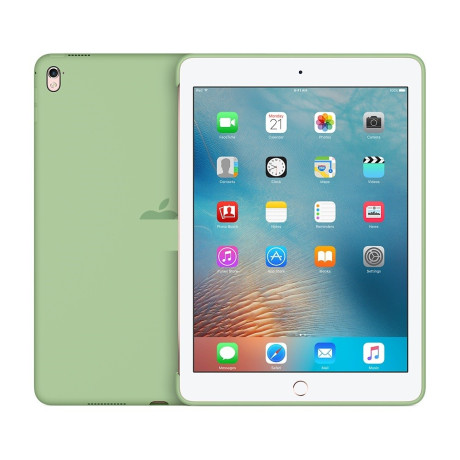 Силиконовый чехол Silicone Case Mint Green на iPad 9/8/7 10.2 (2019/2020/2021)
