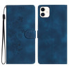 Чехол-книжка Flower Butterfly Embossing для Samsung Galaxy A05 - синий