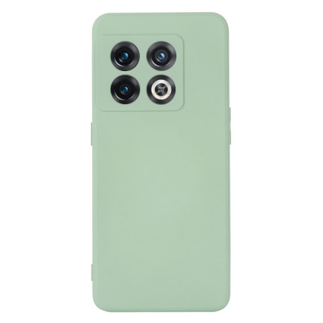 Силіконовий чохол Solid Color Liquid Silicone на OnePlus 10 Pro - зелений