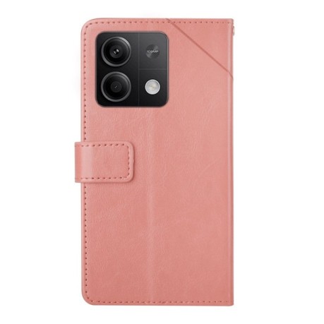 Чехол-книжка Y-shaped Pattern для Xiaomi Redmi Note 13 4G - розовый