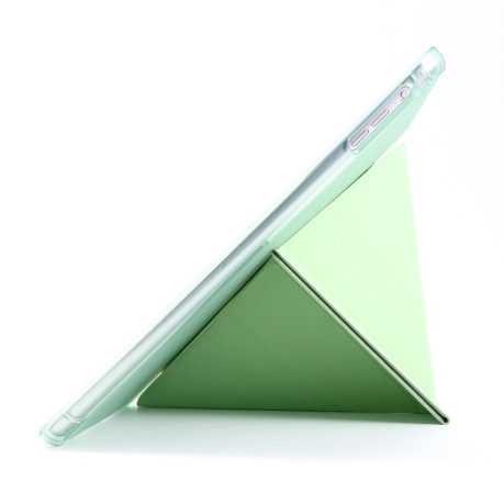 Противоударный чехол-книжка Airbag Deformation для iPad Air 2 - зеленый