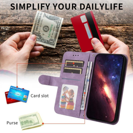 Чохол-книжка Skin Feel Life Tree для Xiaomi Redmi Note 14 4G 164.84mm - фіолетовий