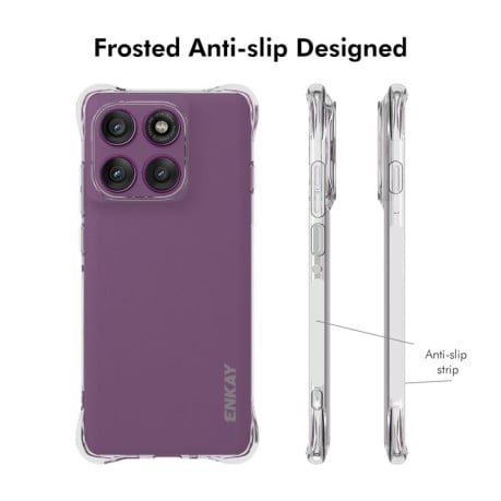 Противоударный чехол ENKAY Clear для Motorola Edge 60 Pro