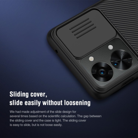 Противоударный чехол NILLKIN CamShield для OnePlus Nord 2T 5G - синий