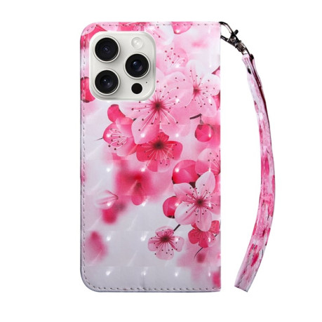 Чехол-книжка 3D Painting для  iPhone 16 Pro - Flower