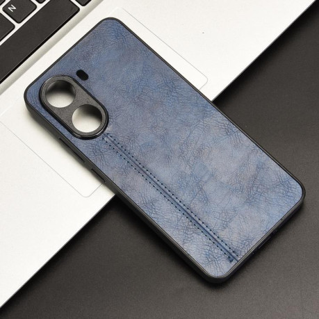 Ударозахисний чохол Sewing Cow Pattern для Xiaomi Poco X7 Pro - синій